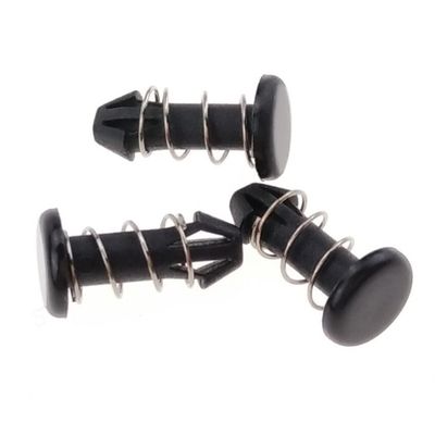 Schwarze Nylon-Federstecknieten für Computer